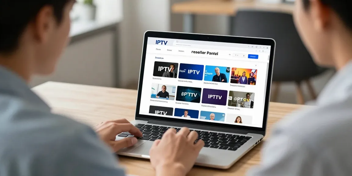 The Best IPTV reseller panel showcased by a professional technician, trusted provider for local streaming services.
