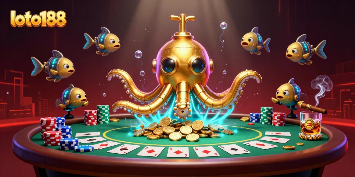 Engage in thrilling games at loto188, showcasing a vibrant 3D casino scene filled with action.