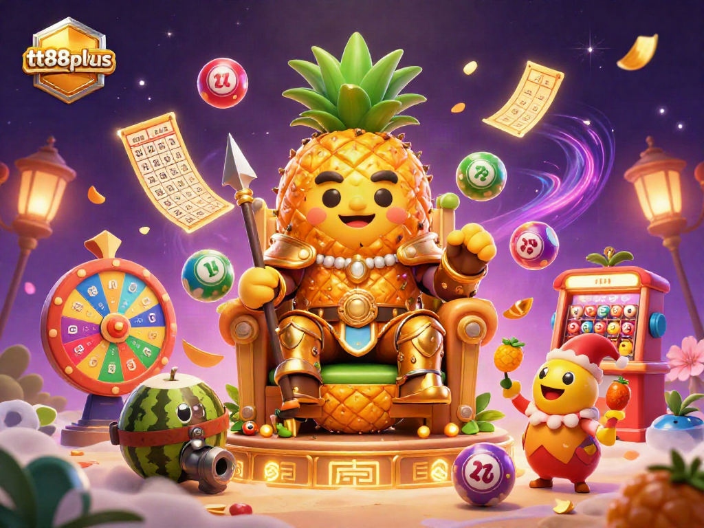 Engage with entertaining games and rich visuals at tt88plus casino, featuring vibrant lottery elements.