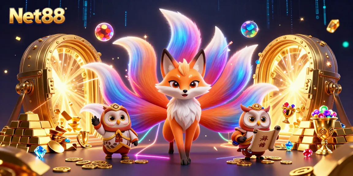 Immerse in the world of Net88 as captivating spirits showcase vibrant casino treasures and excitement.