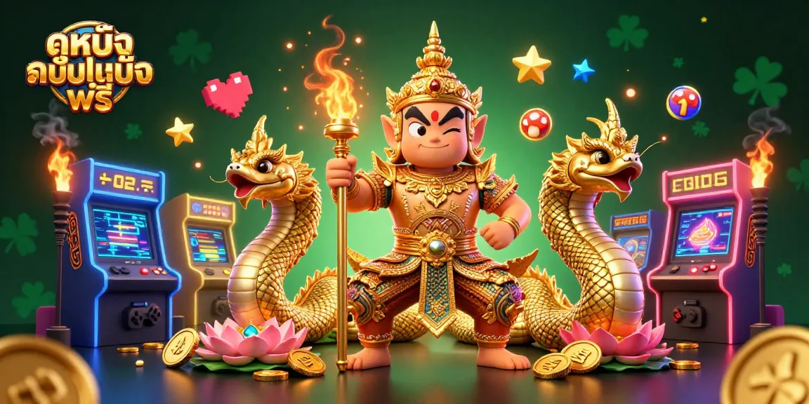 ดูหนังออนไลน์ฟรี ภาพการ์ตูน 3D ของยักษ์วัดไทยพร้อมเพื่อนงูทองในบรรยากาศคาสิโน