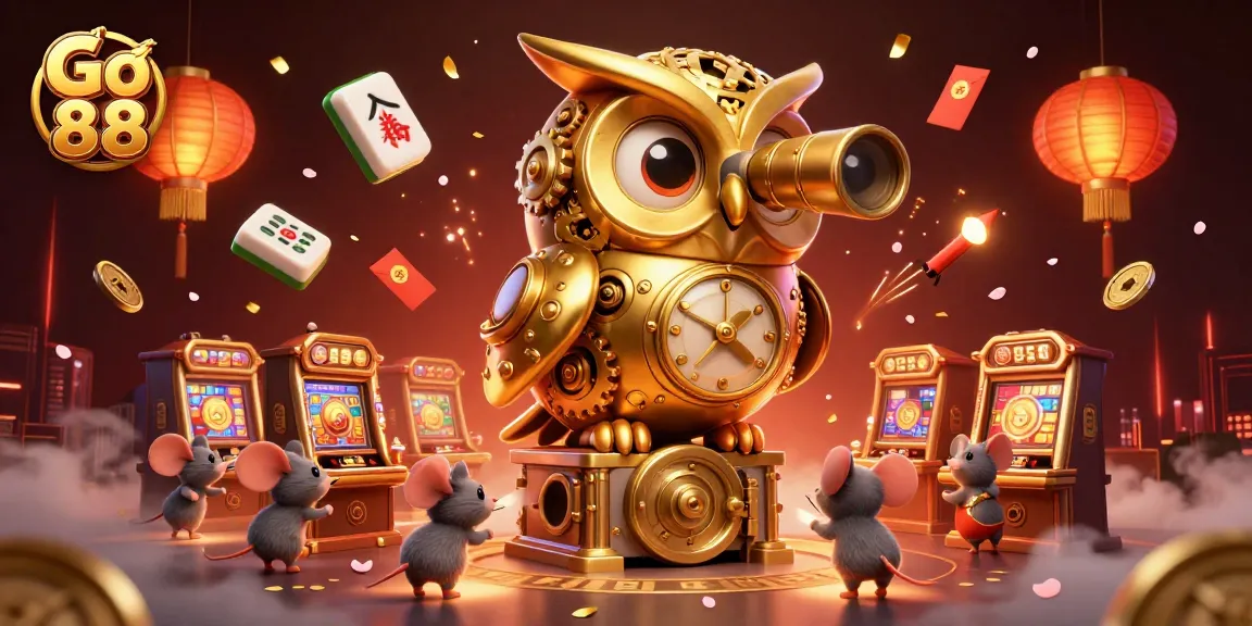Experience thrilling wins at Go 88 with this vivid casino scene featuring enchanting game elements.