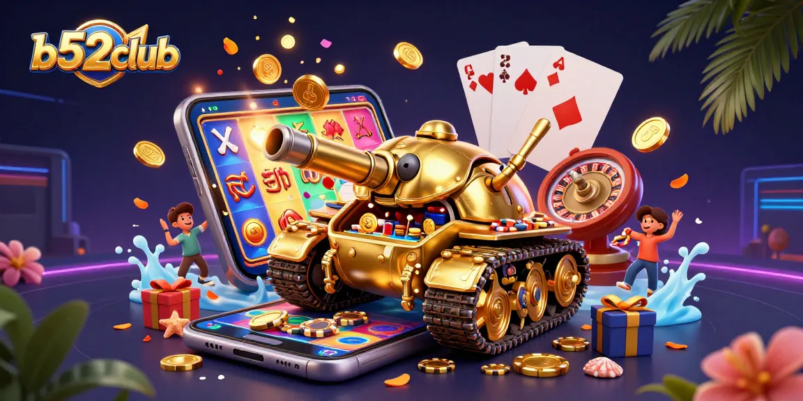 Join the excitement at b52club with vibrant casino action and mini-games in a dynamic setting.