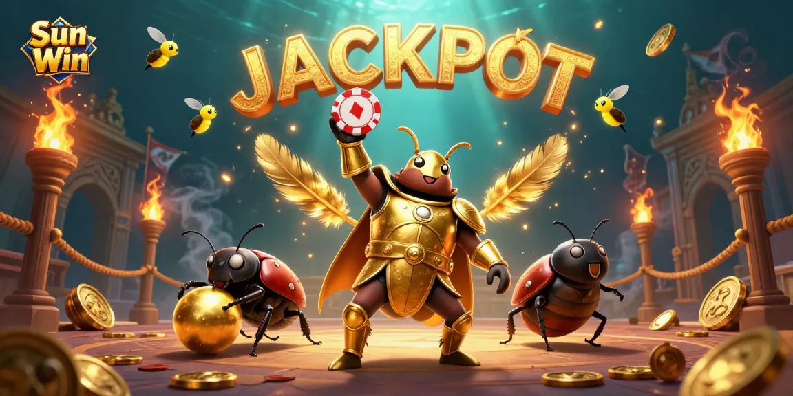 Engage in thrilling spins and wins at Sun Win, featuring vibrant game elements in an exciting casino atmosphere.