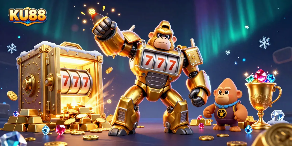 Experience thrilling fun with KU88's exciting online casino adventures featuring a mech gorilla!