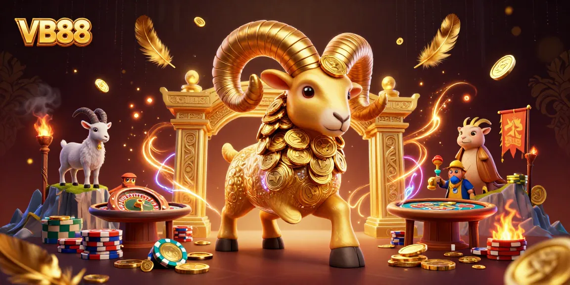 Experience the thrill of VB88 in a vibrant live casino 3D scene filled with action.