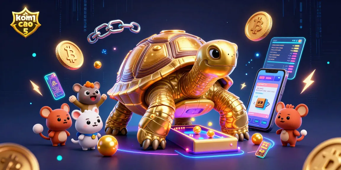 Engage with kèo nhà cái 5 in an energetic casino scene featuring a golden tortoise pinball machine.