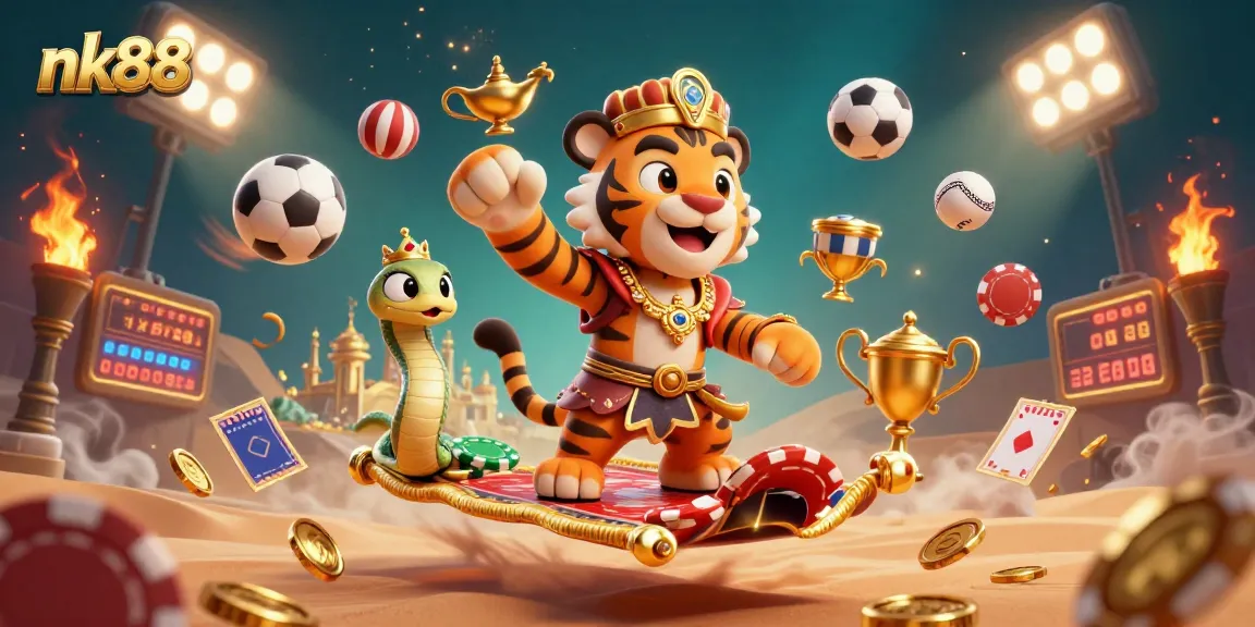 Engage in thrilling betting and explore exciting games at nk88's vibrant platform with captivating elements.