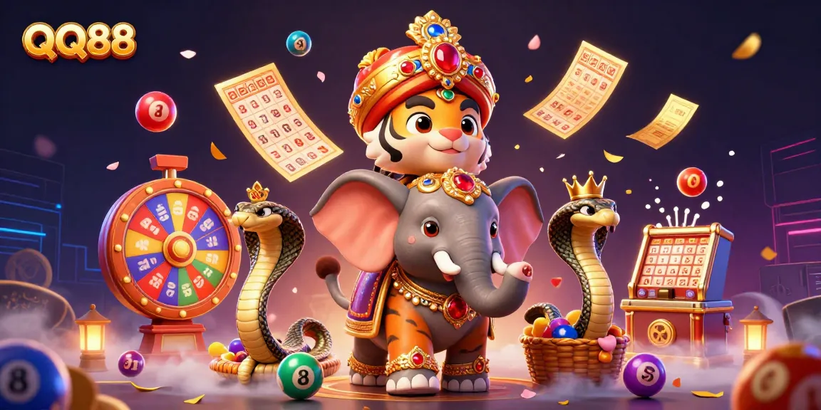 Experience thrilling gameplay at QQ88 with vibrant 3D characters and dynamic casino elements.